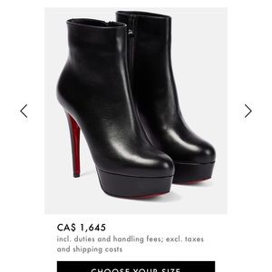 Christian Louboutin 39.5 Bianca new